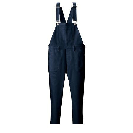 4930269218792 SMART WORK WEAR SW151 メンズオーバーオール 色：インディゴ サイズ：LL