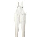 4930269232217 SMART WORK WEAR SW153 レディースオーバーオール 色:ホワイト サイズ:S