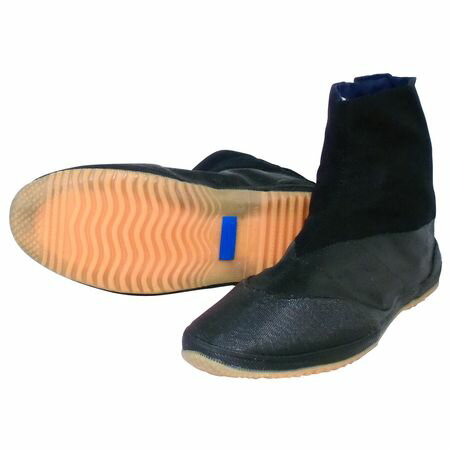 (LINEクーポン有)日進ゴム 4932807000708 自力先丸5枚地下たび 黒 24．0 ブラック JIRIKI 地下足袋 C-..