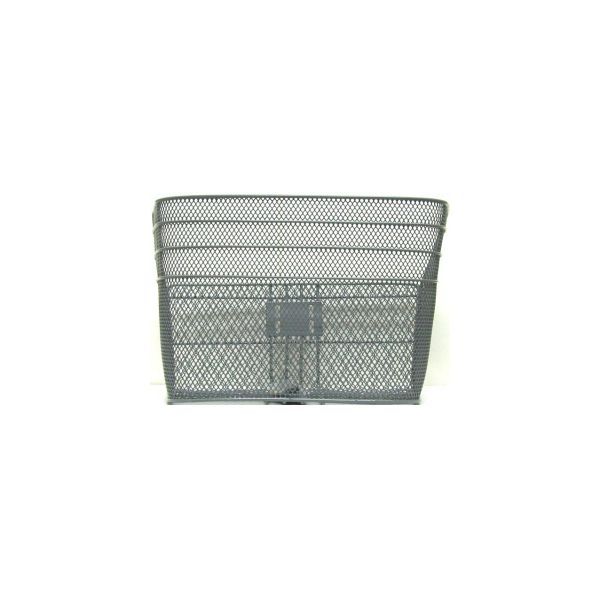 【11/25限定!抽選で最大100%ポイントバック】4938915112098 アサヒサイクル D型メッシュ特大前カゴ グレー NO.91−GR