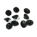 4938915707584 アサヒサイクル ステムキャップ 10個入【小】 ブラック HS-AS401KP BK