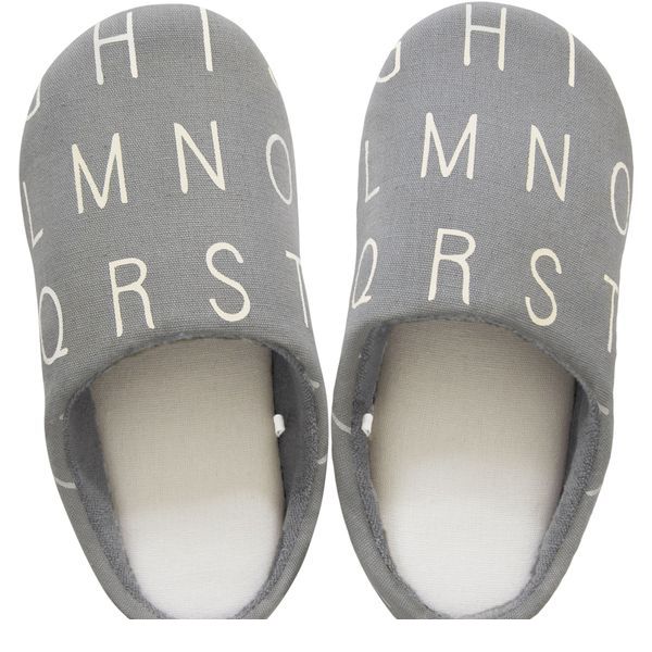 【11/25限定！抽選で最大100％ポイントバック】オカトー 005604 Saltoru？スリッパ アルファベットGRY ..