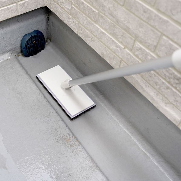 (LINEクーポン有)azuma AZ299 ベランダ床ブラシスポンジ 可動式