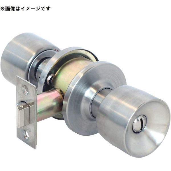 【商品説明】●仕様：間仕切錠エマーシル付●ユニロック（円筒錠）ULWシリーズ●バックセット：50mm●取付可能扉厚：27mm以上〜37mm未満（標準用）●チリ寸法：6mm以下●握玉（ノブ）デザイン：E型●室内側：ノブ（プッシュボタン）●室外側：ノブ（非常解錠装置エマーシル）●材質／仕上：ステンレスヘアーライン（S11）動作●内側のボタンを押すと施錠され、外側のノブが固定される。●内側のノブは常に作動可能。●内側のノブを回すとボタンは元に戻って解錠される。●非常の際は外側からコインなどで解錠可能。●施錠した状態で閉扉すると、ボタンは自動的に元に戻って解錠される。（締め出し防止機能付）ゴール 錠前 ドアロック 円筒錠 ULW