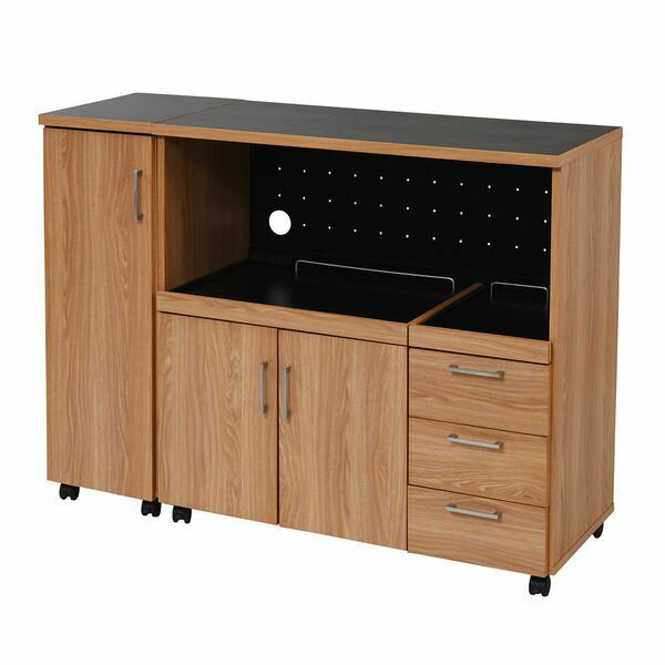 【お客様組立】JKプラン FAP-0030SET-NABK 直送 代引不可・他メーカー同梱不可 【Keittio】 北欧キッチンシリーズ 120幅 キッチンカウ...