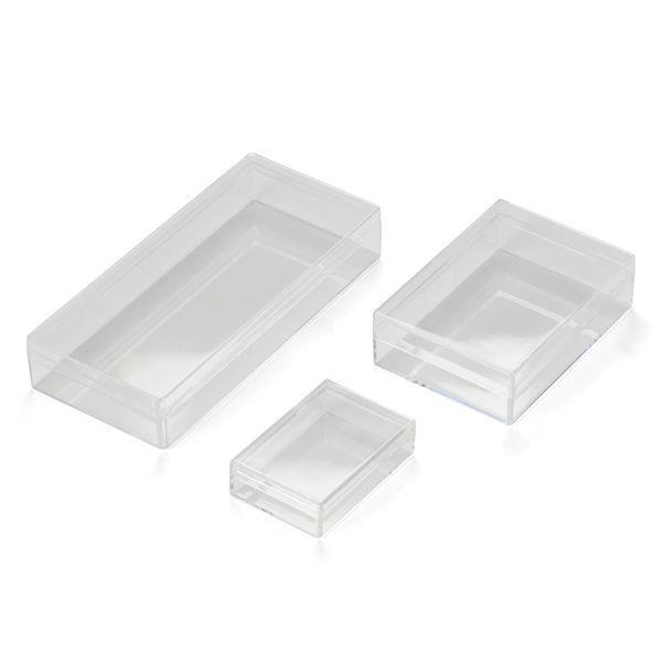 【商品説明】●試作用基板ケースや試験サンプル、標本、小物保管用ケースとしてご利用いただけます。●スチロール製のため、衝撃やキズに弱いので取扱いにご注意下さい。透明スチロールケーススケルトンクリア