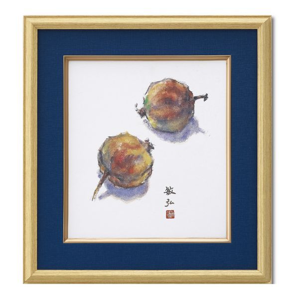 大仙0536-24-2015【商品説明】●【材質】表面材：ガラス　フレーム材：木製●【裏板】MDFボード　トンボ押さえ式●【包装形態】上下箱のふたを開けて裏にまわし、中を見せてシュリンクパック。●【付属物】面金付き紙マット、台紙、吊カン、吊紐。●【収納寸法】242×273mm●ナチュラル色の木製フレームにコン色の紙マットが入った色紙額。●一般的な大きさの色紙（8寸9寸）がピッタリ入る。●吊カンと吊紐が付いているので壁に掛けて飾ることができる。色紙　サイン　書　水墨画　飾る 額 額縁　フレーム　マット付き4904690070212