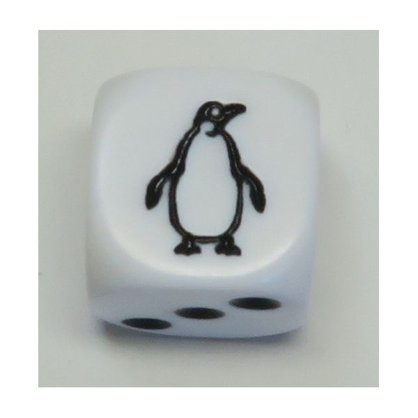 【11/25限定!抽選で最大100%ポイントバック】イメージミッション木鏡社 KG18151 16mm ペンギンダイス【1個】