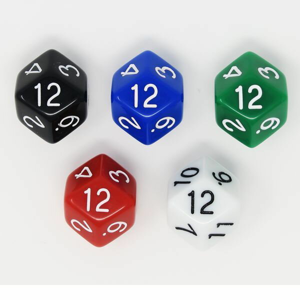 (LINEクーポン有)イメージミッション木鏡社 KGDL024 18mm 菱形十二面ダイス 赤【1個】 2