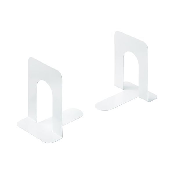スマートバリュー B168J-L-WH5 ブックエンドL 白10個【2個＊5組】 B168JLWH5