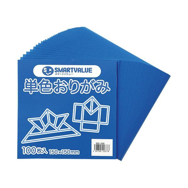 【商品説明】●よく使う色だけ買える単色タイプ。※見本帳があります。●色数：1色●色内訳：あお●寸法（高・縦）（1枚あたり）：150mm●寸法（幅・横）（1枚あたり）：150mm●1枚あたり寸法（厚）：0．074mm●坪量：56g／平方メートル●四六判換算：48kg工作用品4547345026778