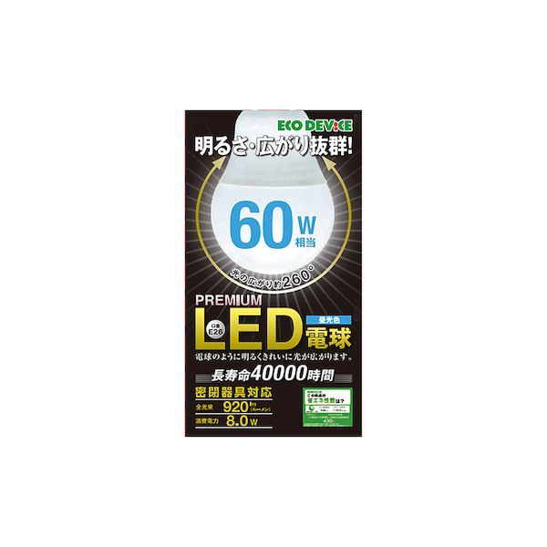 ǥХ EBLE26-08WK65 LEDŵ 60W EBLE2608WK65