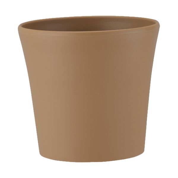 (LINEクーポン有)アップルウェアー 4905980131774 コティポット190型BR ブラウン 植木鉢 プラスチック プランター モダン プラ鉢 バウン
