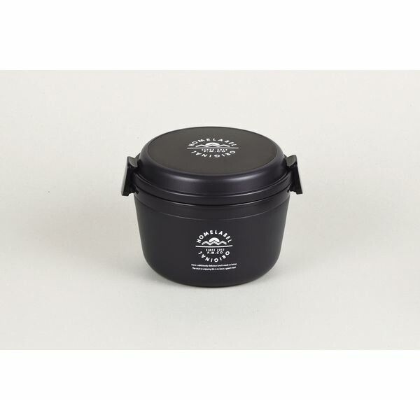 パール金属 HB-4739 ホームレーベル どんぶりランチジャー770 ブラック HB4739【キャンセル不可】 弁当..