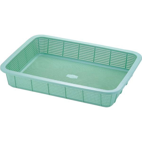 乐天商城 - (LINEクーポン有)4580167560952 積水 メロウタイム 角かご浅型 中 ライトグリーン K542LG セキスイ 角篭浅型 積水テクノ成型 積水化学工業 GN