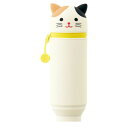 リヒトラブ LIHIT LAB. A-7712-7 SMART FIT PuniLabo スタンドペンケース 7ミケネコ A77127