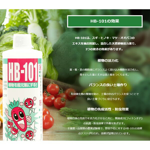 フローラ 4522909000029 HB−101 1L 安全・無害で減農薬栽培や有機栽培にも 使い方...