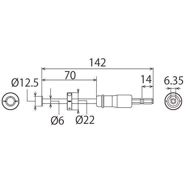 トップ工業 TNC12.5 トップ　電動ドリル用塩ビ管小径内径カッター　TNC-12．5 TNC12.5