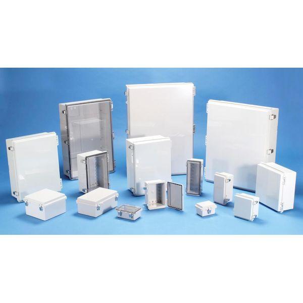タカチ電機工業 BCPC608028S 直送 代引不可・他メーカー同梱不可 防水・防塵開閉式ポリカーボネートプラボックス