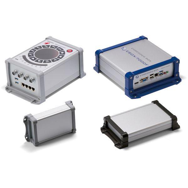 Rakuten - (LINEクーポン有)タカチ電機工業 EXEF20-8-25SN 直送 代引不可・他メーカー同梱不可 フランジ足付アルミケース EMCシールドタイプ EXEF20825SN