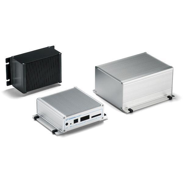 乐天商城 - (LINEクーポン有)タカチ電機工業 EXHF23-8-27BB 直送 代引不可・他メーカー同梱不可 フランジ足付ヒートシンクアルミケース EXHF23827BB