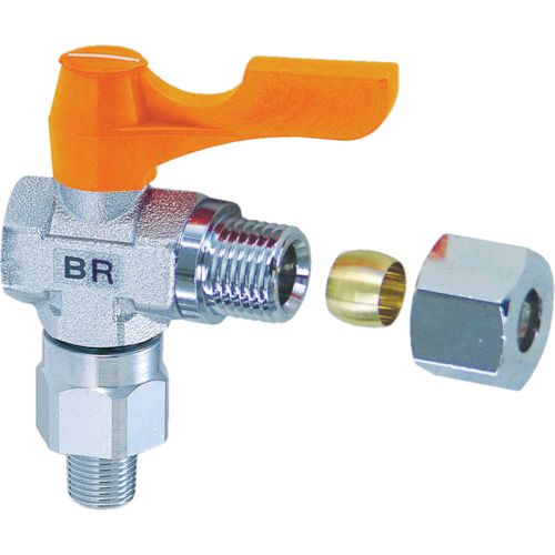Rakuten - 【即納在庫品】「直送」ASOH BR8310 エースボールRV リングジョイント型 PT3／8XΦ10 アソー BR-8310 8512 4582135068729 ボールバルブ