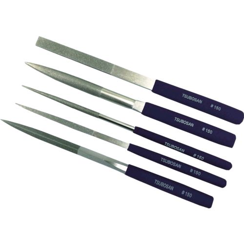 【即納在庫品】「直送」ツボサン DKST0810 ダイヤモンドヤスリ K−8 5種類セット ＃150−50L tr-8358472 TSUBOSAN DKST0810ツボサン