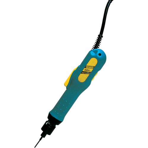 日東工器メーカーお問い合わせ：0120-210-216【特長】●専用コントローラーによる、高精度なねじ締めを実現しました。●安定した繰り返し精度です。【仕様】●出力トルク(N・m)：0.05〜0.50●全長(mm)：225●無負荷回転速度(min［［の−1乗］］)：700〜1000●適合ねじ(mm)小ねじ：1.0〜3.0●適合ねじ(mm)タッピンねじ：1.2〜2.6●消費電力(W)：35●電源コード長さ(m)：1.5●付属ビット：No.0×2.5×44、No.1×4×44　各1本【仕様2】●レバースタート式●電源：DC36V●ビット径：4mm●電源コード長さ：1.5m●適合コントローラー（別売）：DLC1213A-EN●付属ビット：No.0×2.5×44、No.1×4×44　各1本【セット内容／付属品】●ビット2本●吊り金具【原産国】日本