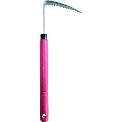 (LINEクーポン有)【即納在庫品】「直送」ドウカン DK695L 磯次郎　コンコン鎌　長柄ピンク　左利き用