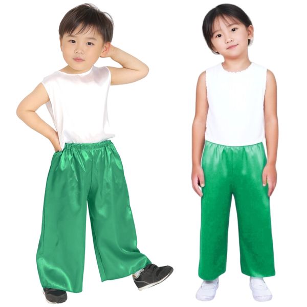 アーテック ArTec 014539 ソフトサテンズボン 幼児～小学校低学年用 緑