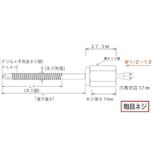 【即納在庫品】イイファス AWS-76 【50個入】 GSアシバツナギ AWSタイプ ナット可動式 2