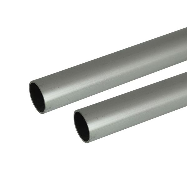 (LINEクーポン有)ハイロジック 4549396009243 3100924 アルミ丸パイプ 2m 1．0x19mm シルバー 2入