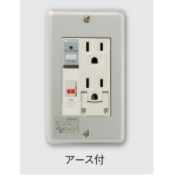 (LINEクーポン有)河村電器産業 PTCA-A15WE 直送 代引不可・他メーカー同梱不可 プレトラックコンセント アルミプレート・簡易耐火枠付 PTCA スタンダード PTCAA15WE