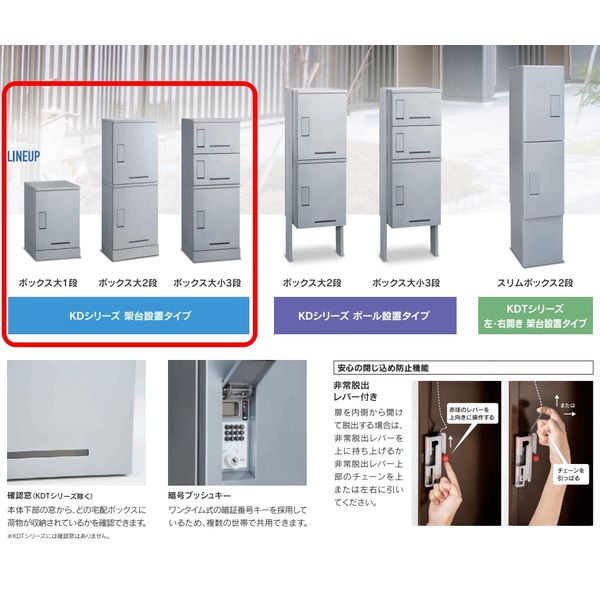 河村電器産業 KD2-50CS 直送 代引不可・他メーカー同梱不可 宅配ボックス ルスポ R...