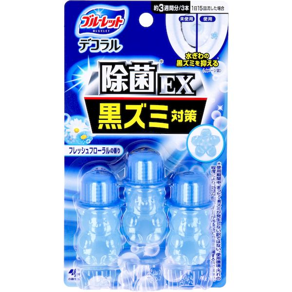 4987072054277 ブルーレット デコラル 除菌効果プラス フレッシュフローラルの香り 7．5g×3本入【キャ..