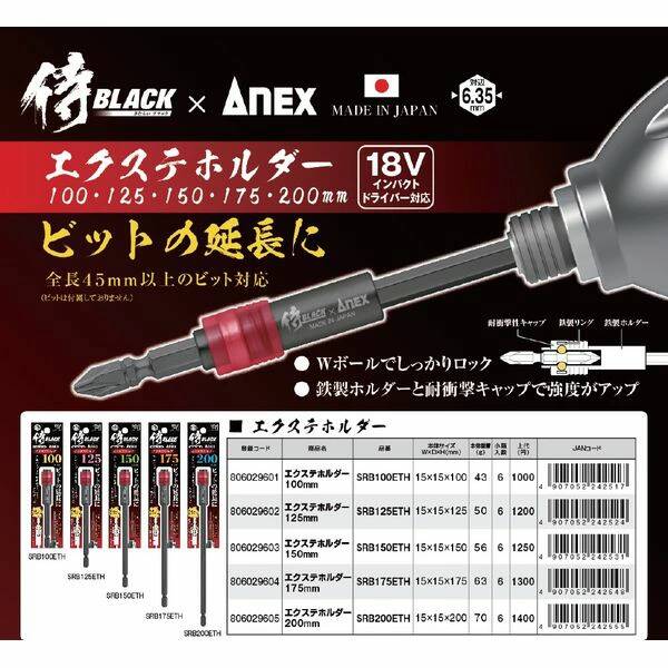 (LINEクーポン有)高儀 TAKAGI SRB200ETH 侍ブラエクステホルダー200mm