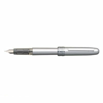 プラチナ萬年筆 PGB-1000B #3-3 プレジール万年筆　中字　アイスホワイト PGB1000B #33