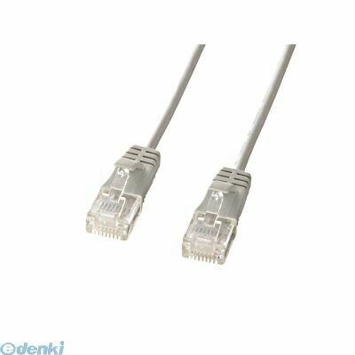 サンワサプライ KB-SL6-15 カテゴリ6準拠極細LANケーブル ライトグレー、15m KBSL615 SUPPLY SANWA カテゴリ6準拠極細より線LANケーブル サンワサプライ KB-SL6-15 カテゴリ6準拠極細LANケーブル ライトグレー、15m KBSL615 SUPPLY SANWA カテゴリ6準拠極細より線LANケーブル