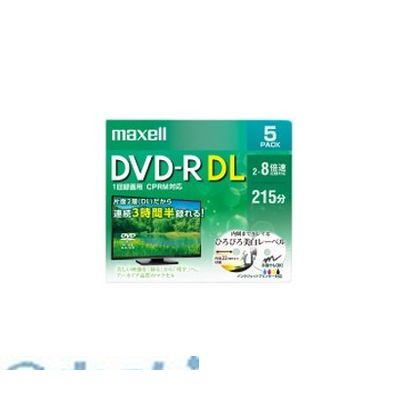 マクセル maxell DRD215WPE.5S 録画用DVD-R 