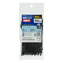 朝日電器 ELPA KBF-N100100-BK 結束耐候 100MM KBFN100100BK