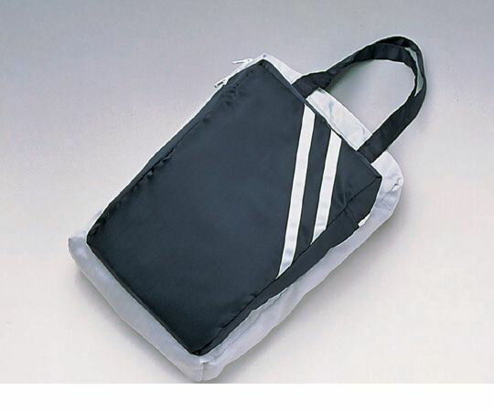 &nbsp; アズワン &nbsp; 0120-700-875 ● 仕様:●材質：T35001（ポリエステル100％）●グレード目安：クラス10000?100000 ●サイズ：230×360 ●色：グレー×ネイビー ●特長： ●仕切りがついてシューズや衣類を分けて入れるのに便利です。