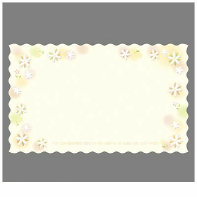 ササガワ タカ印 16-887 Fカード100　ロマンフラワー 16887