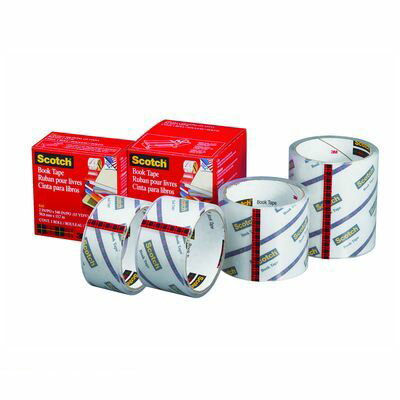 3M スリーエム 845 38 38 透明ブックテープ 厚手【1巻】 84538