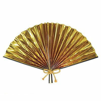 (LINEクーポン有)【造花・装飾】【数量限定につき、売切の際はご了承ください】 DIFN8839 30cm金扇子
