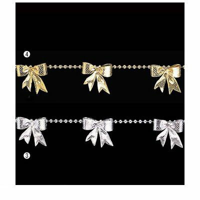 【造花・装飾】【数量限定につき、売切の際はご了承ください】 TGRI60273 【10個入】180cmリボンビーズ..