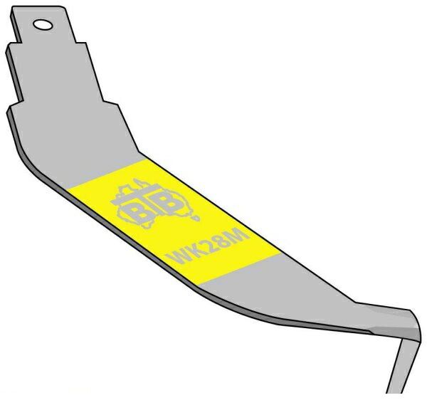 (LINEクーポン有)BTB ビーティービー WK28 右外側カッティングブレード 【M】