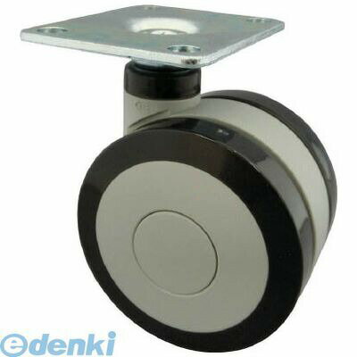 【即納在庫品】「直送」トーシン T100P プレート式双輪キャスター 100径 自在