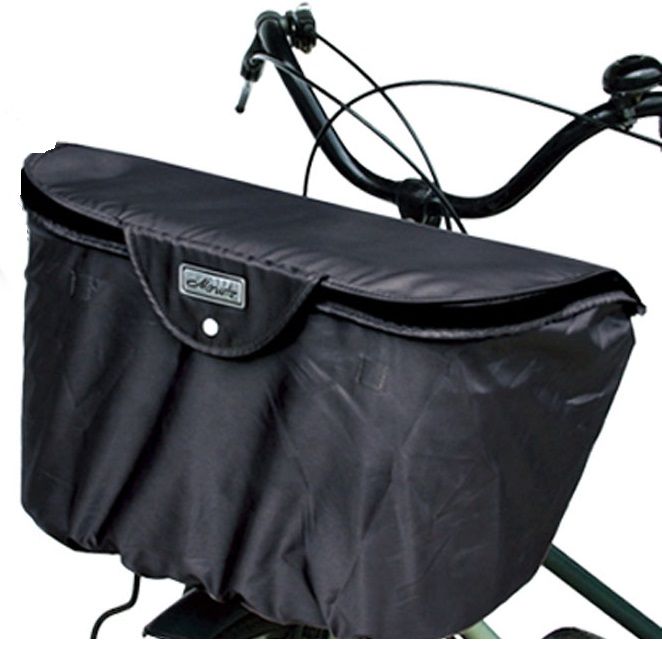 マルト MARUTO 4516076009329 2段式前カゴカバー 大サイズ ブラック BC−2000