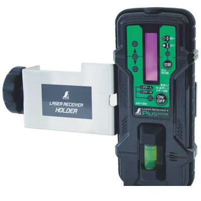 (LINEクーポン有)シンワ 71501 受光器＿レーザーレシーバー＿2＿Plus＿グリーン用＿ホルダー付