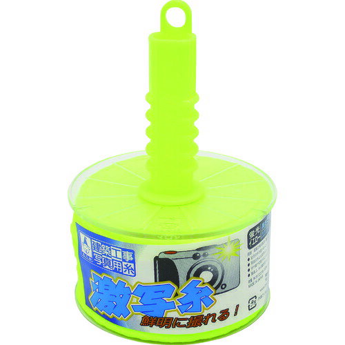 たくみメーカーお問い合わせ：0794-62-6964【特長】●鮮明にくっきり写ります。●伸縮性軽量糸です。【用途】●工事現場の記録写真用。遺跡調査など。【仕様】●色：蛍光イエロー●糸長さ(m)：50●線径(mm)：約4mm(使用時張って3m...